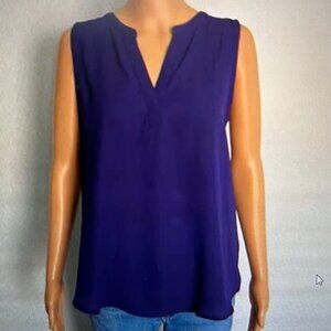 PaperMoon Sleeveless Purple Blouse
